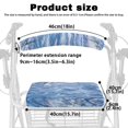 thumbnail image 6 of HELLHERO Seat & Backrest Covers Blue Marble Pattern Rollator Seat Back Cover and Elderly Adults Reusable Removable and Washable for Unisex, 6 of 7