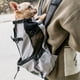 thumbnail image 3 of Mochila transportadora para perros para mascotas pequeñas y medianas Mochila para perros ajustable orientada hacia el frente Totalmente ventilada Xemadio 2034783-5, 3 of 9