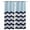 blue, variant on Grey Chevron Blackout Curtains for Bedroom Living Room Darkening Curtains 96 Inches Long Geometric Ocean Abstract Wavy Striped White Window Curtain 2 Panels Set Window Treatment Drapes 52"x96"