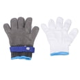 thumbnail image 2 of Guantes De Nailon De Metal, Guante De Acero Inoxidable Multifuncional Para Corte De Cocina, 2 of 7