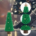 thumbnail image 4 of Danhjin Decorations Doll Christmas Decorations Wool Colorful Wool Curly Wool Mini Christmas Tree Bar Desktop Small Ornaments Multicolor Christmas Wool-Tree Desktop Christmas Decorations, 4 of 8