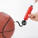 thumbnail image 4 of Bomba de aire manual ligera y multiusos para balones de fútbol con manómetro Rojo, 4 of 9