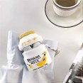 thumbnail image 2 of AirPods 1/2 Case, Creative Drink Milk Yoghurt Bottle Shape TPU Silicone Cover Protective AirPods Case Skin for Apple AirPods 1&2 +Keychain -Yellow Ban, 2 of 4