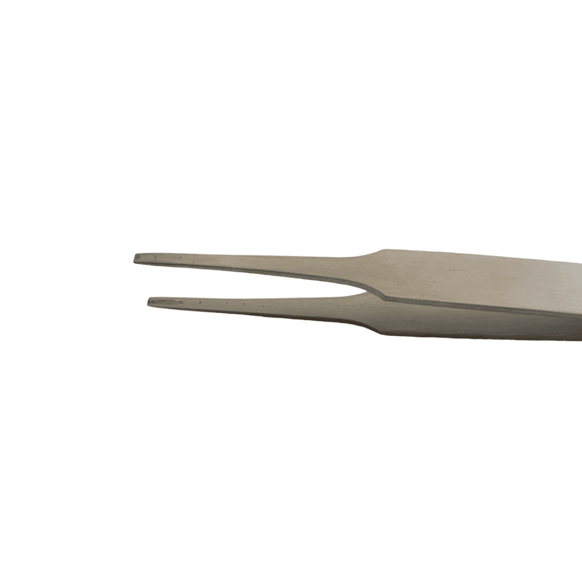 Horotec MSA 12.901-F Inox Precitec tweezer with flat tips for straightening hands steel 115 mm