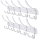 thumbnail image 1 of Perchero de pared de metal resistente, percheros para abrigo, sombrero, toalla, monedero Fokelyi WRHS-80-10, 1 of 6