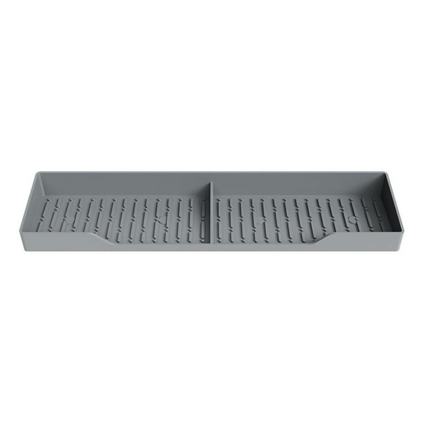 Estante magnético para especias de encimera, tapete de silicona para almacenar especias, organizador de estantes para horno, almohadilla antideslizante para secar utensilios de cocina pequeños,