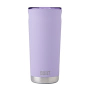BUILT Torrent 20 oz Double-Wall Insulated Stainless Steel Tumbler Water Bottle, Lavender