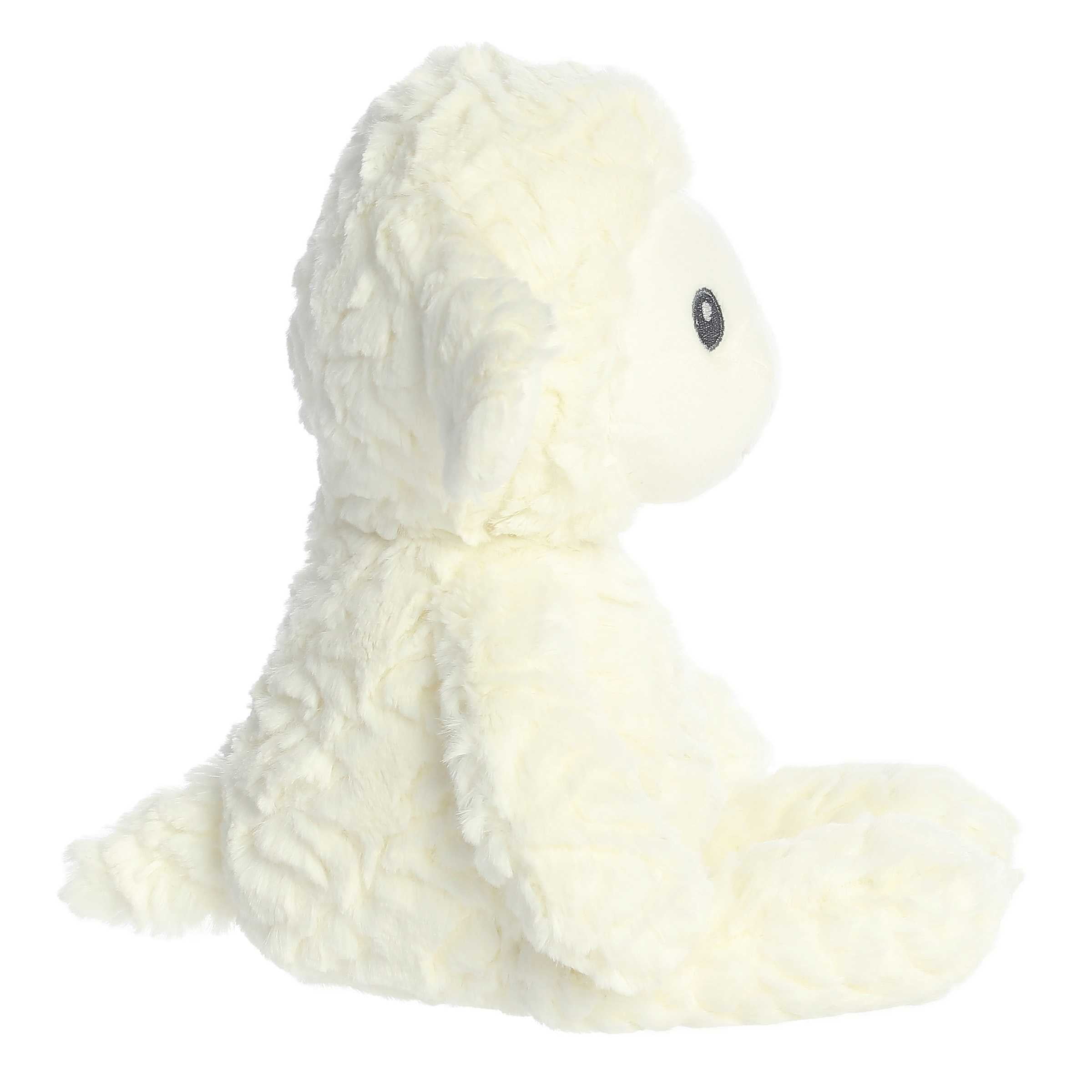 ebba - Large White Huggy Collection - 13" Leah Lamb - Adorable Baby Stuffed Animal