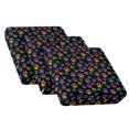 thumbnail image 5 of Xoenoiee Colorful Dog Paw Pattern High Stretch Individual Seat Cushion Covers 3 Pack Thick Jacquard Sofa Slipcovers for 3 Couch Cushion Washable Couch Cover for Living Room Outdoor Patio, 5 of 7
