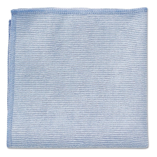 Rubbermaid Commercial Rcp 1820579 Paños De Limpieza De Microfibra, 12.0 X 12.0 In, Azul (Paquete De 24)