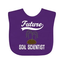 Inktastic Future Soil Scientist Boys or Girls Baby Bib