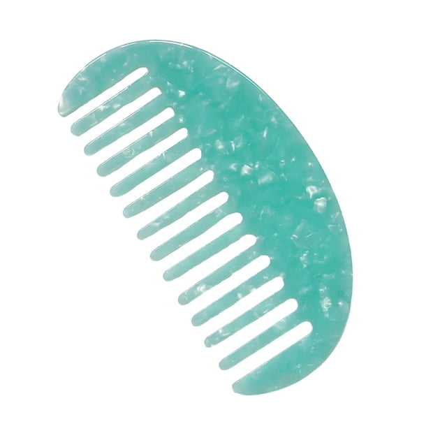 Peine de Tablero de Acetato Seitruly Cuidado del Cabello Azul