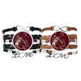 thumbnail image 1 of Graffiti Street poderosos jugadores de tenis Pulsera pareja de cuerdas de cuero Unbranded M, 1 of 3