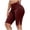 @01 Wine, variant on Busydd Leggings for Women Plus Size L-5XL Stretchy Slim Workout Leggings Solid Color Knee Length Gym Shorts Casual Running Yoga Shorts