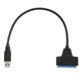 thumbnail image 2 of Cable Adaptador De Convertidor USB 3.0 De 22 Pines Para Computadora Portátil HDD De 2.5 " Yotijar  Adaptador de cable USB a SATA USB, 2 of 5