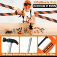 thumbnail image 5 of Joyfy 32Pcs Tool Set, Construction Tool Pretend Play Set with Tool Bag & Electronic Toy Drill, Pretend Play Toys, Toy Construction Tools for Ages 3 4 5 6 7 8 Years Old, 5 of 8