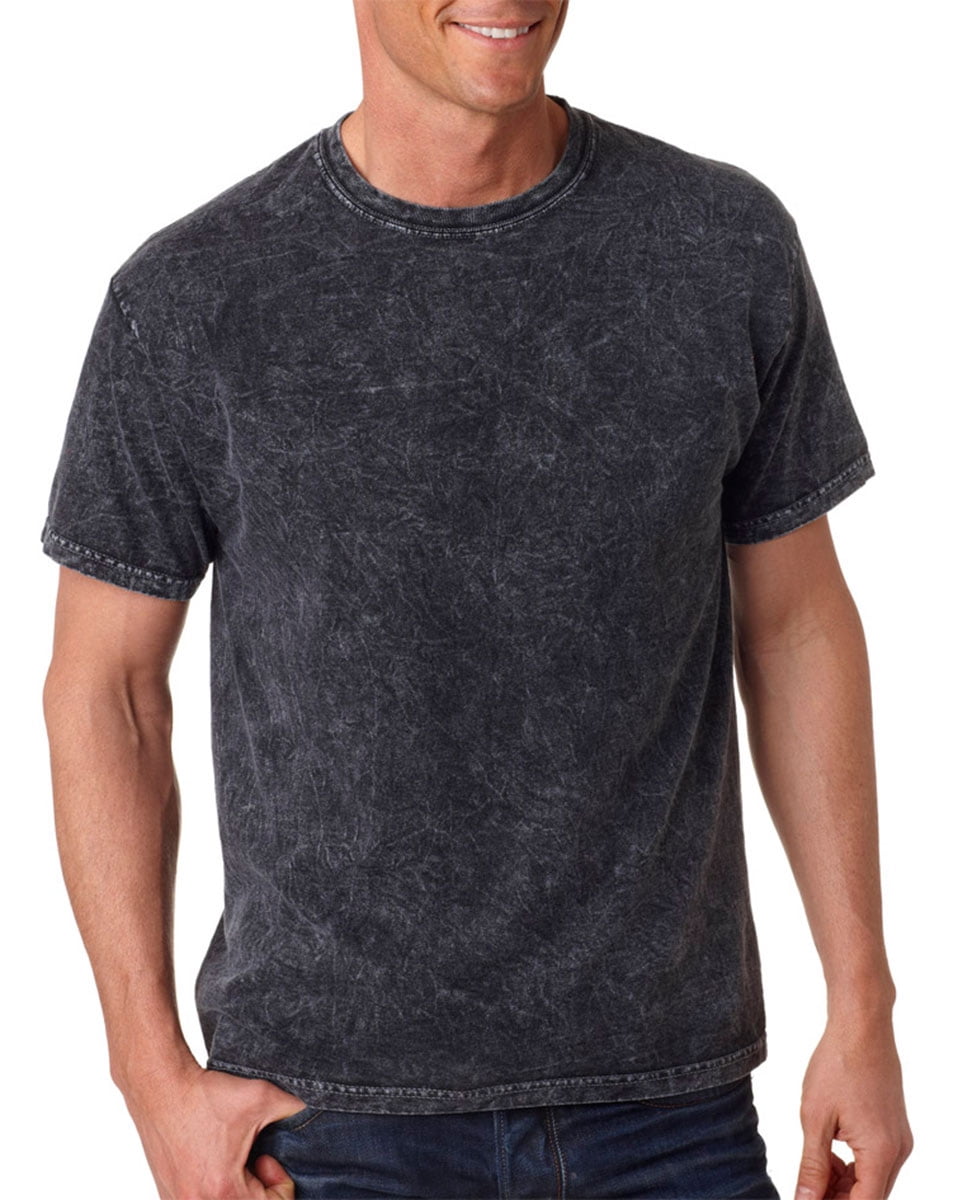 4INFINITEE Mens Premium T-Shirt 100% Combed Cotton Soft Vintage Wash