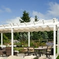 thumbnail image 5 of TANG Sunshades Depot Waterproof Pergola Shade Cover Retractable Replacement Awning Canopy Wave Shade Beige 3'x13', 5 of 5