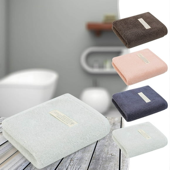 Toalla suave para lavar el rostro uso doméstico | Paño facial absorbente de algodón de doble capa gruesa o no tejido para parejas | Amigable con piel sensible | Secado rápido | 72x34 cm | Limpieza