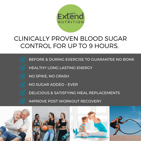 Extend Nutrition Vanilla Protein Shake Mix for Diabetes & Prediabetes, 15 Svgs