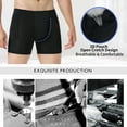 thumbnail image 4 of QRIC Men Butt Lifter Shapewear Butt Shaper Boxer Padded Enhancing Underwear Tummy Control, 4 of 6