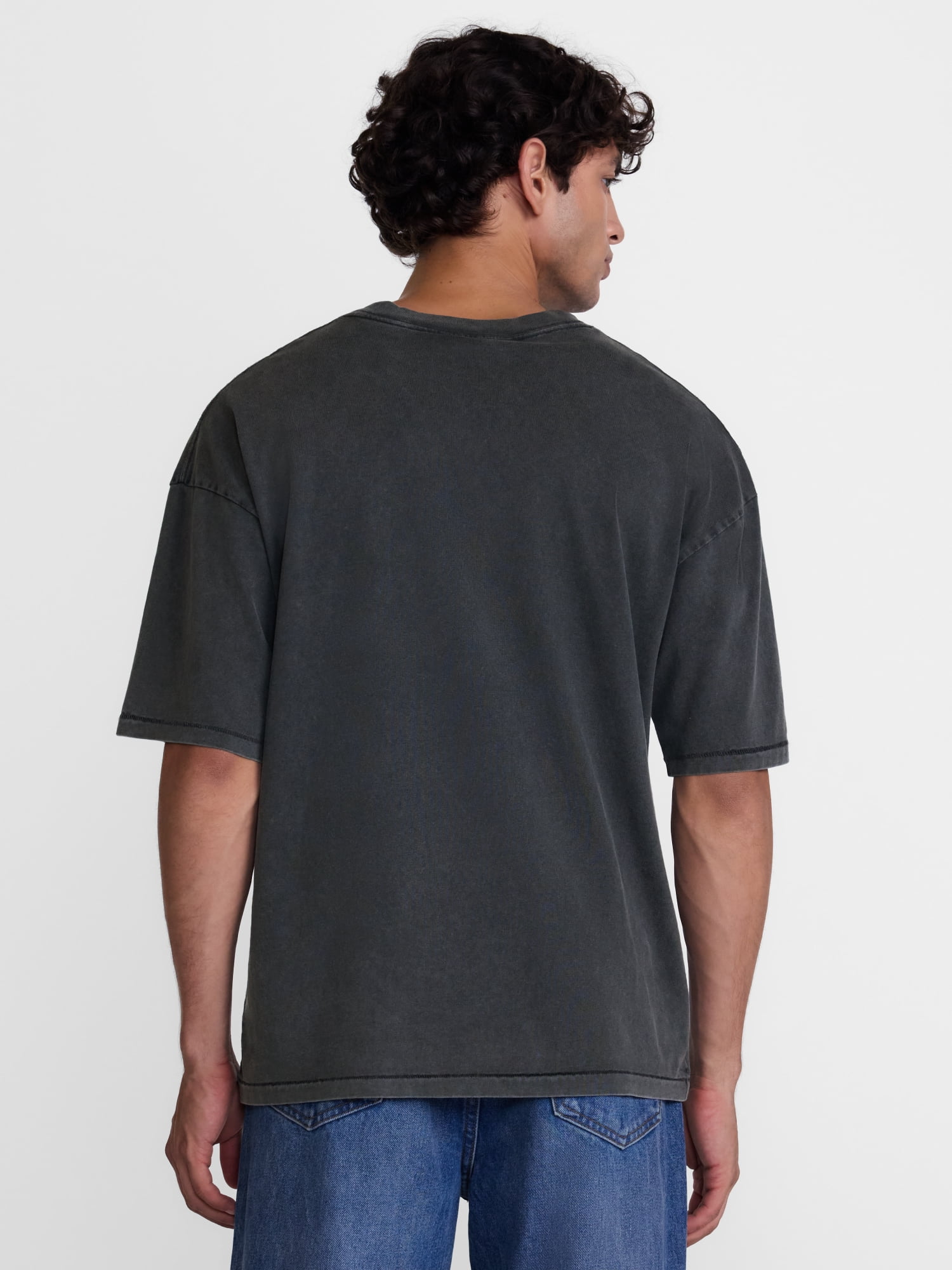 No Boundaries Boxy Fit Heavyweight Cotton Tee, Men's & Big Men's XS-3XL