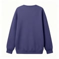 thumbnail image 5 of Sorvello Women's Football Graphic Sweatshirt Game Day Pullover Soft Breathable Cozy Long Raglan Sleeve Streetwear Fall Casual Athletic Top for Women Navy M, 5 of 7