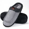 thumbnail image 7 of Ecetana Slippers for Men Memory Foam Fuzzy Slippers Comfort Non Slip House Shoes for Men, 7 of 7