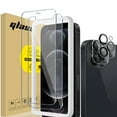 thumbnail image 1 of [2+2Pack] for iPhone 12 mini Screen Protector and Camera Lens Protector, 9H Tempered Glass Film, Anti-Scratch, Case Friendly, Easy Installation, Bubble Free, 1 of 8