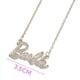 thumbnail image 3 of Collar con el logotipo de Barbie Crystal Script (dorado), cadena de 40 cm, 3 of 5