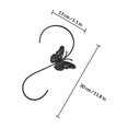thumbnail image 2 of unbranded 2Ud Gancho Para Colgar Plantas Y Comederos Con En Color Negro, 2 of 8