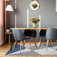 thumbnail image 3 of Luxe Weavers Modern Geometric Blue 5x7 Area Rug, Stain-Resistant Carpet, 3 of 8