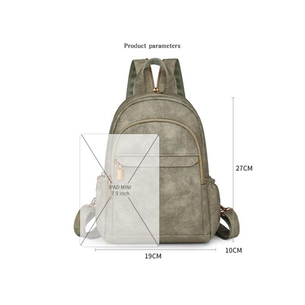 7 inch mini backpack purse Girls Fashion Small Cute Plaid Leather Women Backpacks Little Bag, Mint Blue : Clothing, Shoes & Jewelry or a general Nightmare Before Christmas bookbag Seven Lions Mini Backpack 