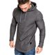 thumbnail image 3 of Sudadera con capucha para hombre Sudadera con capucha de algodón que absorbe el sudor Sudadera con capucha de manga larga, XL, Gris Scienceny AP000756-13, 3 of 7