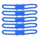 thumbnail image 2 of DUUTI 5 Piezas Banda de Silicona para Bicicleta Linterna para Ciclismo Soporte para Montaje en Manillar Correas de Bicicleta multiusos para Montar Azul, 2 of 14