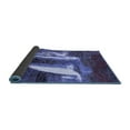 thumbnail image 2 of Ahgly Company Indoor Rectangle Abstract Blue Modern Area Rugs, 4' x 6', 2 of 4