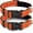 Orange, variant on Miaocao 2 Pack Reflective Dog Collar with Safety Locking Buckle, Adjustable Soft Breathable Comfortable Nylon Pet Collar for Small, Medium and Large Dogs, Turquoise, S