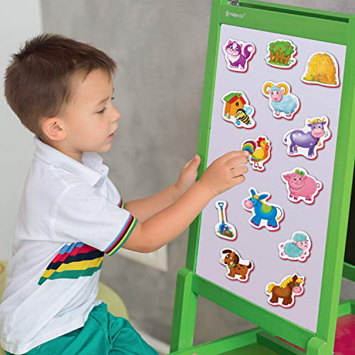 Fridge Magnets for Toddlers Farm Animals 28 Pcs Refrigerator Kids Toddler Kid an for sale online 