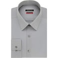 thumbnail image 3 of Van Heusen Men's Dress Shirt Slim Fit Flex Collar Stretch Solid 16" Neck 34"-35" Sleeve Grey Mist, 3 of 6