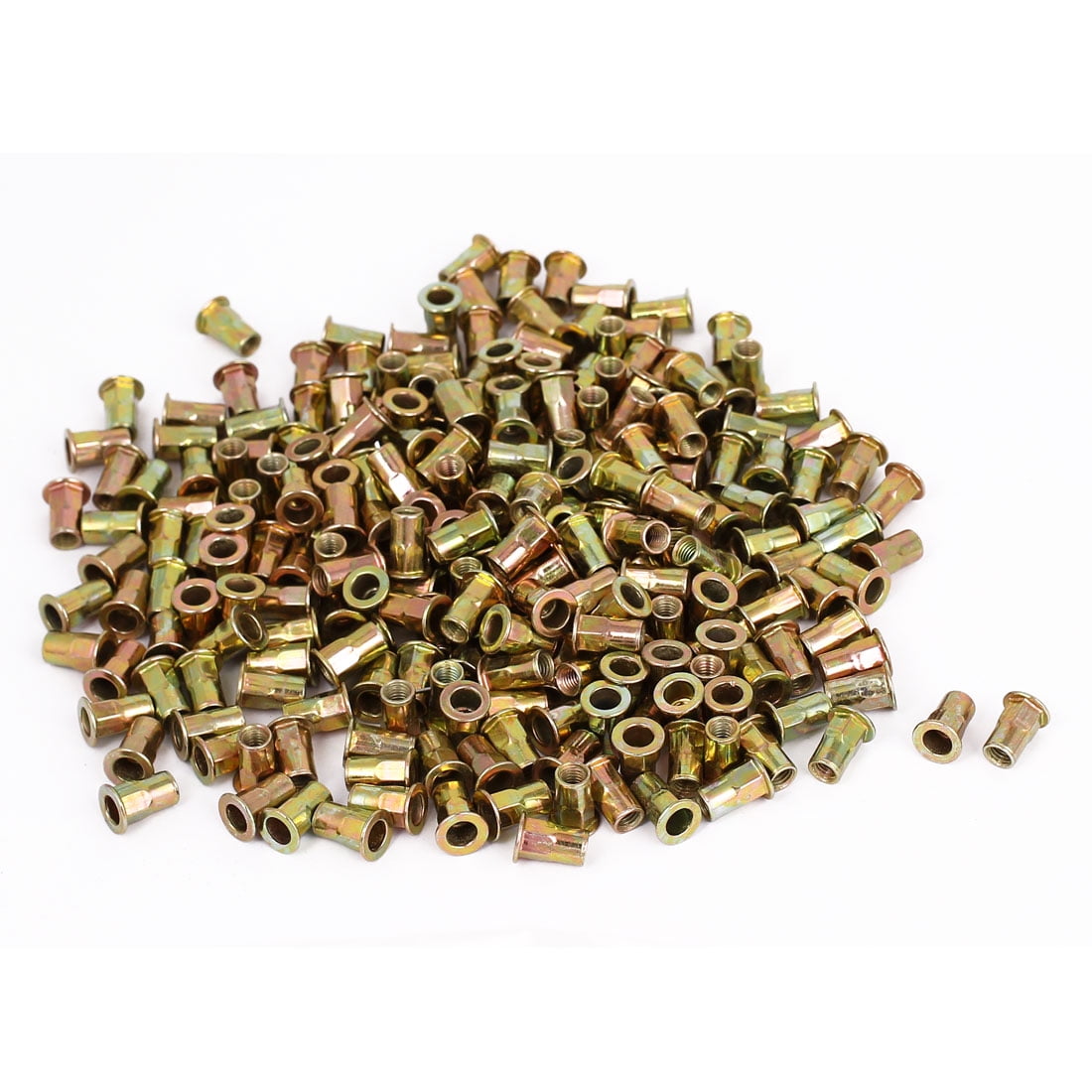 Uxcell M5 Carbon Steel Half Hex Body Blind Rivet Nuts Rivnut Insert