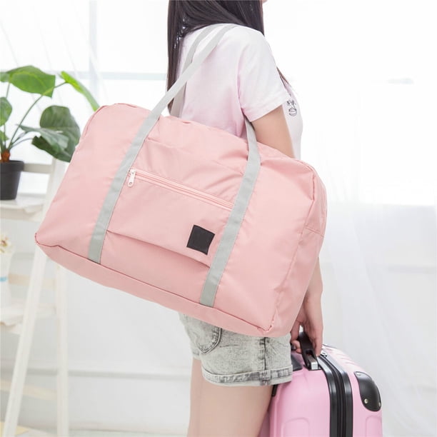 Bolsa de viaje plegable de nailon para hombre y mujer, bolso de mano grande, a la moda Fivean unisex