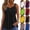 #02 Black, variant on Ruched Bust Camisole Tops for Women Summer Wide Strap Empire Waist Tank Tops Soft Drapey Flowy Hide Belly Vacation Shirts,XL,#02 Black