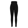 thumbnail image 4 of BODOAO Women's Wash Tight Fitness Yoga Pants Wash High Waisted Running Pants Butt Lifting Leggings for Women Impact Gym Seamless Workout Leggings Mid Low Waist Tummy Control Yoga Pants Black L, 4 of 7