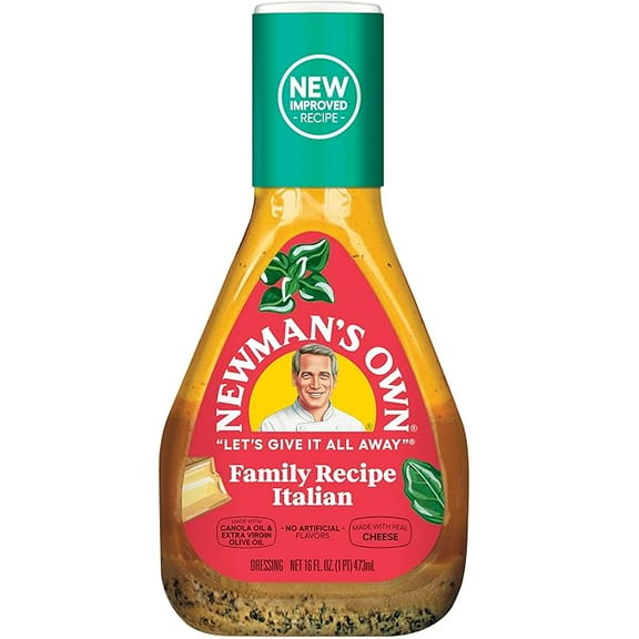 Newman's Own Family Recipe Italian Salad Dressing, 16 oz ( Pack of 3 )