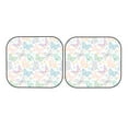 thumbnail image 7 of Haiem Colorful Butterfly Car Windshield Sun Shade (2 Pieces) Foldable Windshield Sun Shade Car Accessories for Truck SUV Pickup-Large, 7 of 7