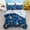 Navy, variant on Btargot 5PCS Reversible Dinosaur Boy Comforter Twin Set Kids Blue Construction Truck Car Bedding Set