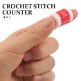 thumbnail image 4 of SHISUYAN Lot de 20 Comptoirs à Tricoter pour Tricot Forme Carrée en Aluminium Rouge, 4 of 9