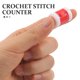 thumbnail image 4 of Contador de puntadas de 20 piezas Simplifique Contador de tejido de tejido Flexible Marcador de punto de punto Contador de crochet, 4 of 6