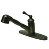 Elements Of Design Eb389bl Pullout Spray Kitchen Faucet - Bronze