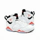 thumbnail image 4 of Ni - ke [CU9307-160] Jordan Men's Air Jordan 7 Retro White Infrared Sneakers *NEW*, 4 of 5